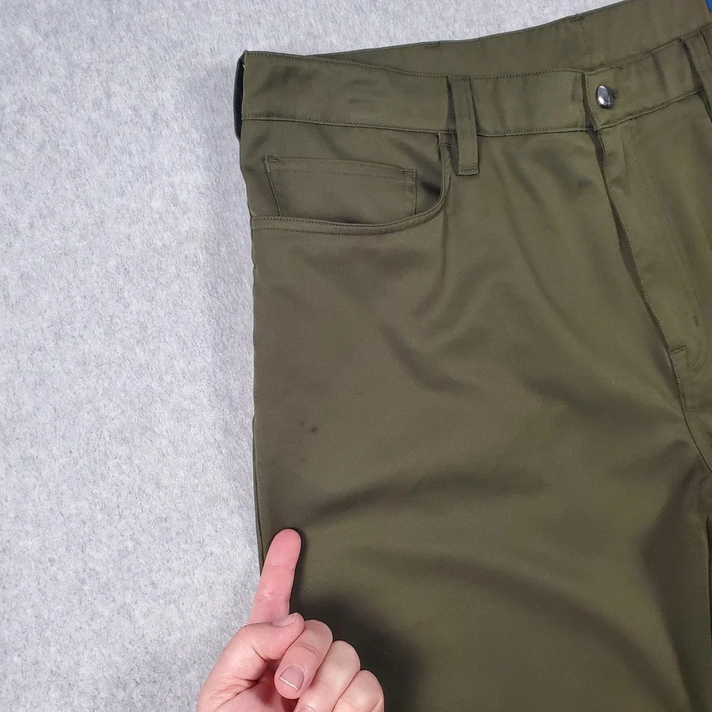 Polo Ralph Lauren Pants Mens 40X32 Olive Green Performance 5-Pocket Golf Casual
